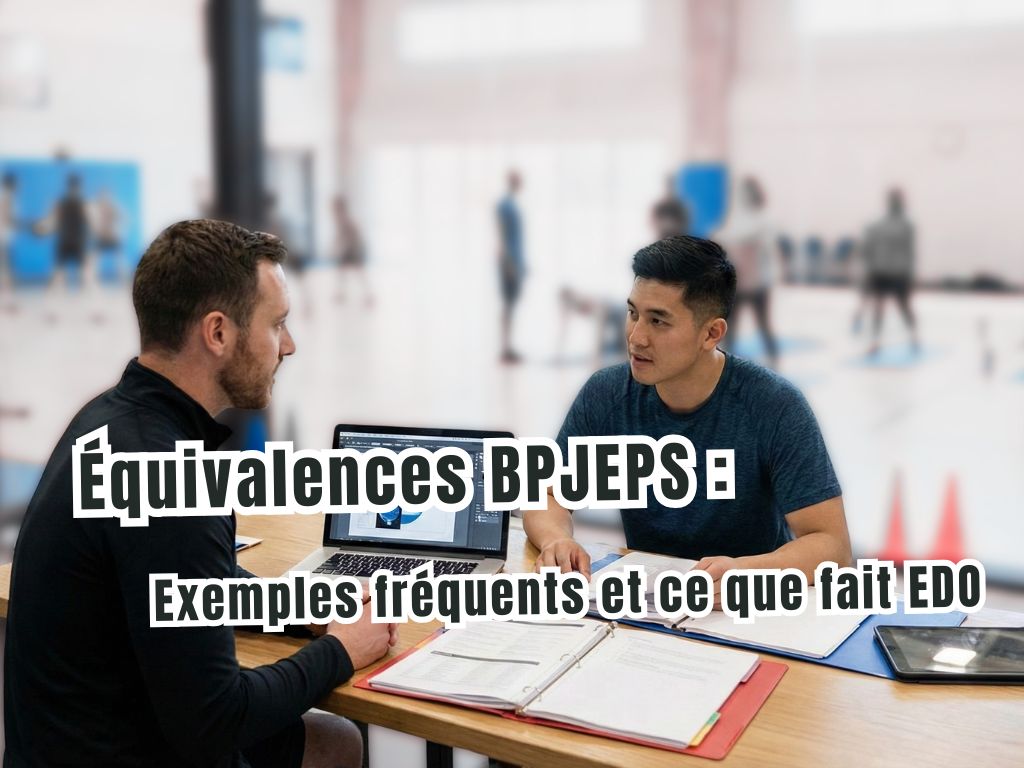 Équivalences BPJEPS : exemples et ce que fait EDO
