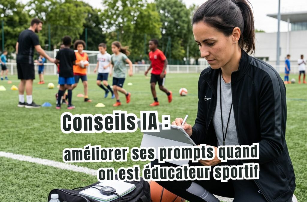 Conseils IA : améliorer ses prompts quand on est éducateur sportif