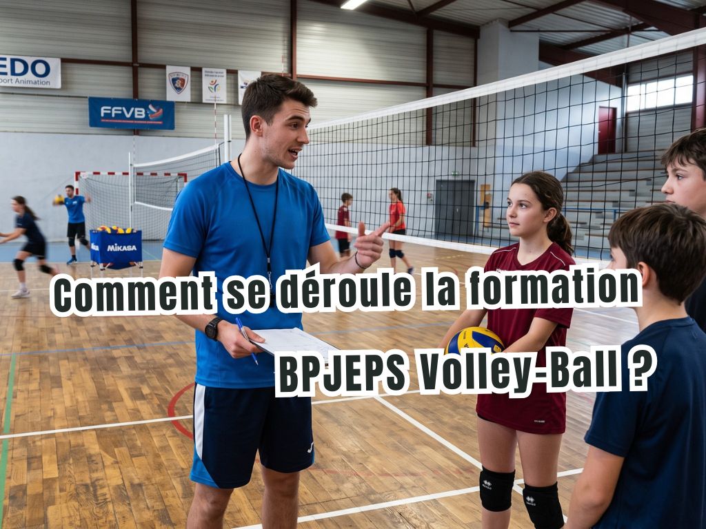Comment se déroule la formation BPJEPS Volley-Ball ?